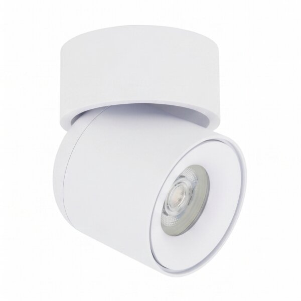 Spot de plafond flexible blanc GU10 L:9,4 cm petit