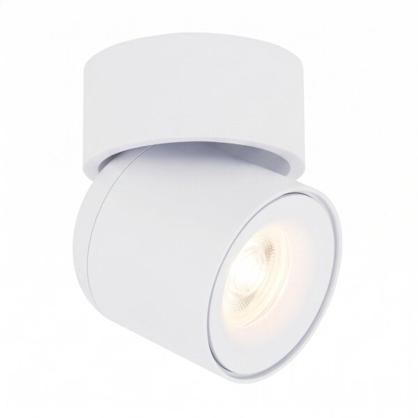 Spot de plafond flexible blanc GU10 L:9,4 cm petit