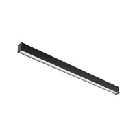 Plafonnier LED noir aluminium 3000 lm L:150 cm