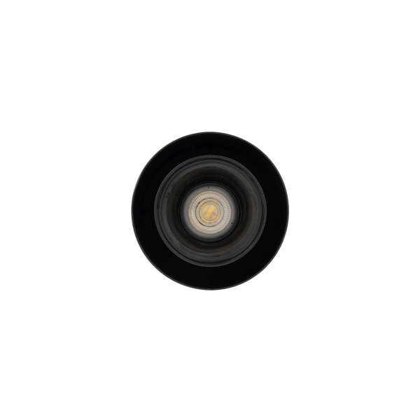 Lampe à suspendre noire en métal GU10 jusquà 10 W ronde Ø13 cm