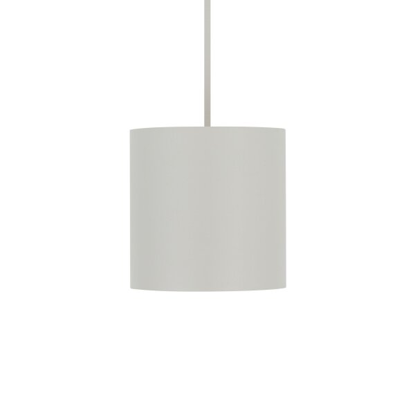 Suspension ronde métal GU10 Ø13 cm gris soie