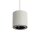 Suspension ronde métal GU10 Ø13 cm gris soie