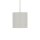 Suspension ronde métal GU10 Ø13 cm gris soie