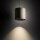 Suspension ronde métal GU10 Ø13 cm gris soie