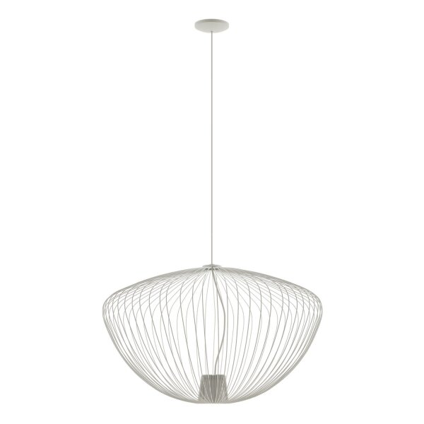 Suspension décorative métal gris soie GU10 L:70 cm