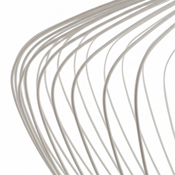 Suspension décorative métal gris soie GU10 L:70 cm