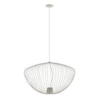 Suspension d&eacute;corative m&eacute;tal gris soie GU10...