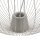 Suspension décorative métal gris soie GU10 L:70 cm
