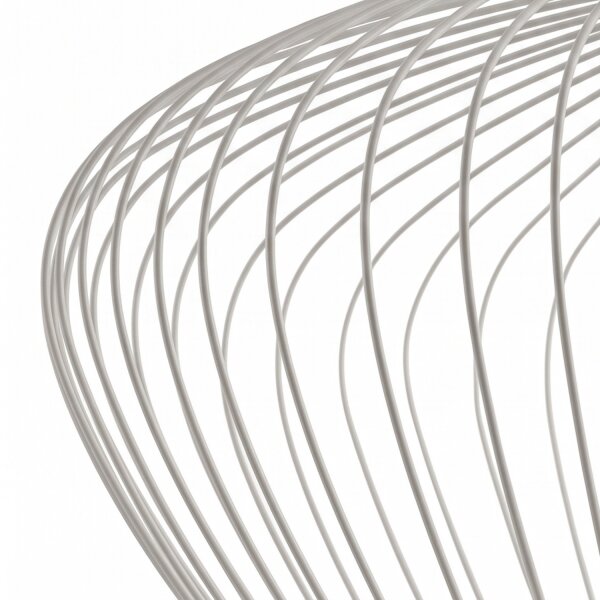 Lampe à suspendre décorative en métal L:54,5 cm GU10 gris soie