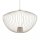 Lampe à suspendre décorative en métal L:54,5 cm GU10 gris soie