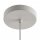 Lampe à suspendre décorative en métal L:54,5 cm GU10 gris soie