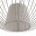 Lampe à suspendre décorative en métal L:54,5 cm GU10 gris soie