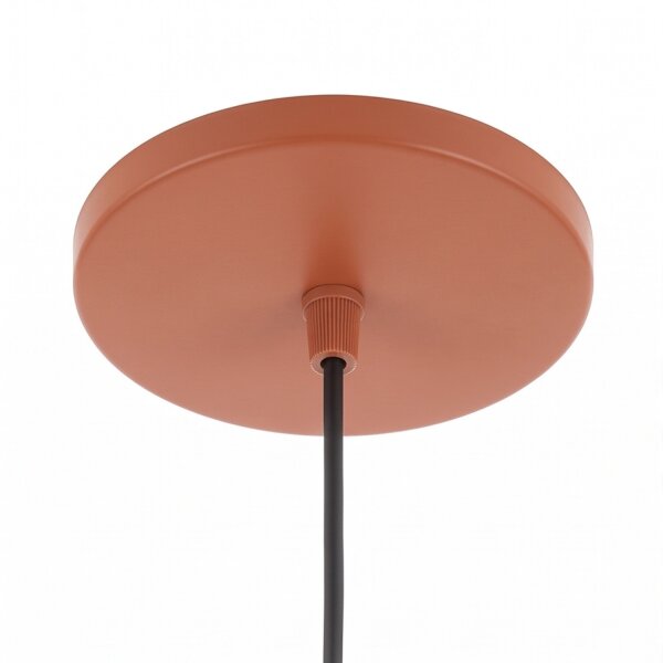 Fil de fer Lampe à suspendre Métal Terracotta L:54,5 cm GU10