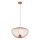 Fil de fer Lampe à suspendre Métal Terracotta L:54,5 cm GU10