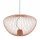 Fil de fer Lampe à suspendre Métal Terracotta L:54,5 cm GU10