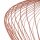 Fil de fer Lampe à suspendre Métal Terracotta L:54,5 cm GU10