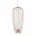 Fil de fer Suspension métal gris soie L:27 cm GU10