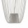 Fil de fer Suspension métal gris soie L:27 cm GU10