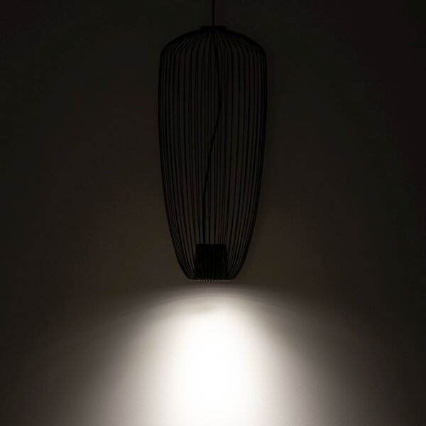 Fil de fer Lampe suspendue Métal Umbra Gris L:27 cm GU10