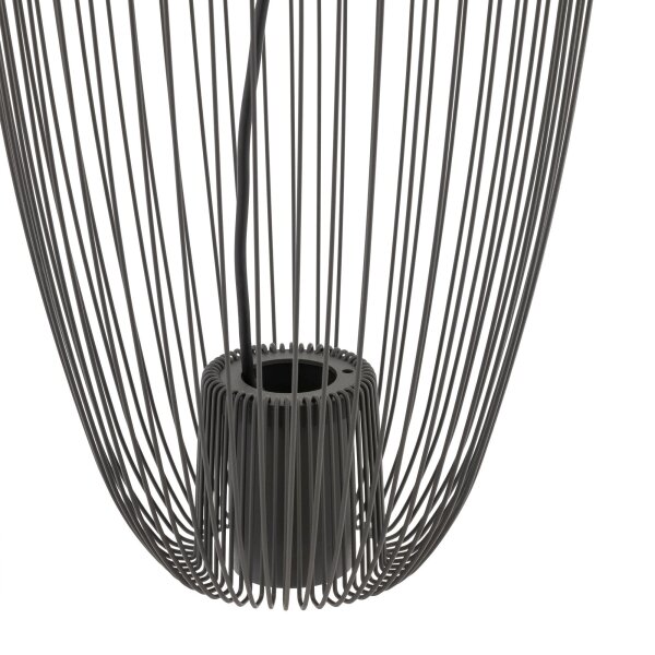 Fil de fer Lampe suspendue Métal Umbra Gris L:27 cm GU10