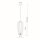 Fil de fer Lampe suspendue Métal Umbra Gris L:27 cm GU10