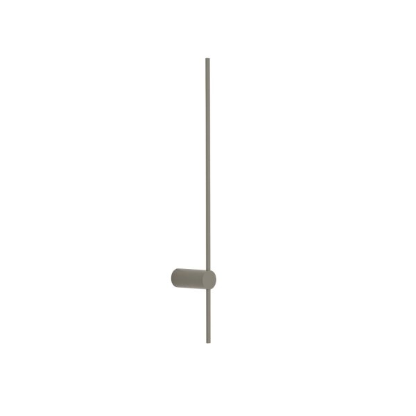 Applique LED aluminium olive soyeuse H:80 cm indirecte