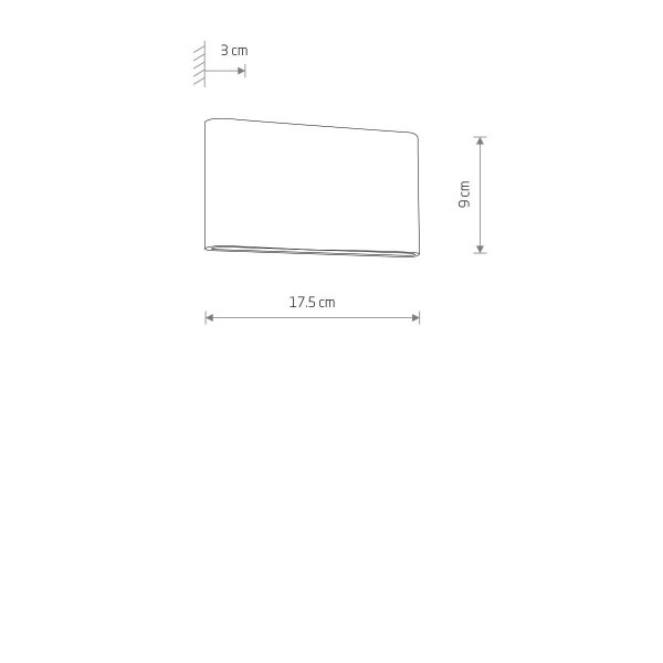 Applique murale LED extérieure Up Down aluminium IP54 en laiton