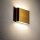 Applique extérieure LED Up Down aluminium IP54 en laiton