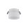 Luminaire encastré blanc aluminium GU10 Ø8 cm rond apparent