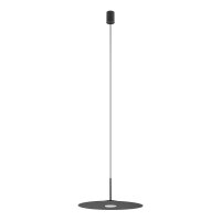 Suspension moderne en acier GX53 ronde &Oslash;40 cm Noir