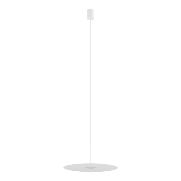 Suspension moderne en acier GX53 ronde Ø40 cm Blanc