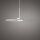 Suspension moderne en acier GX53 ronde Ø40 cm Blanc