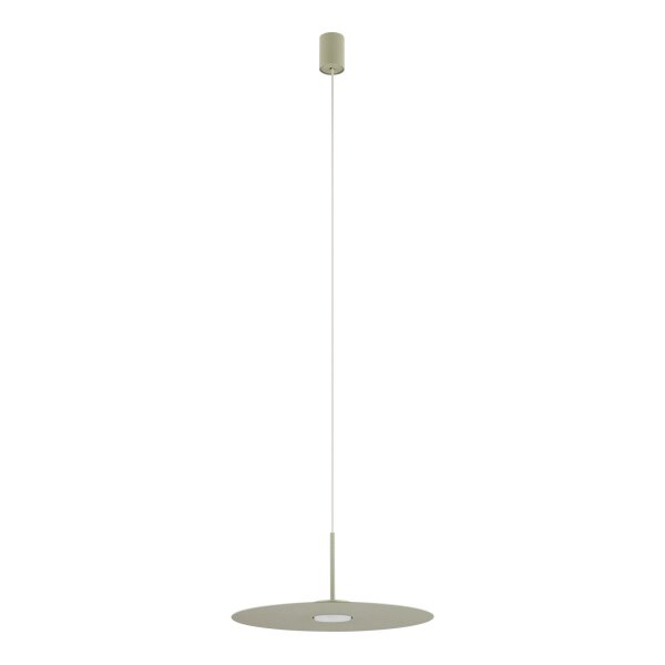 Lampe à suspendre moderne en acier GX53 ronde Ø40 cm vert sauge
