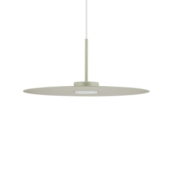Lampe à suspendre moderne en acier GX53 ronde Ø40 cm vert sauge