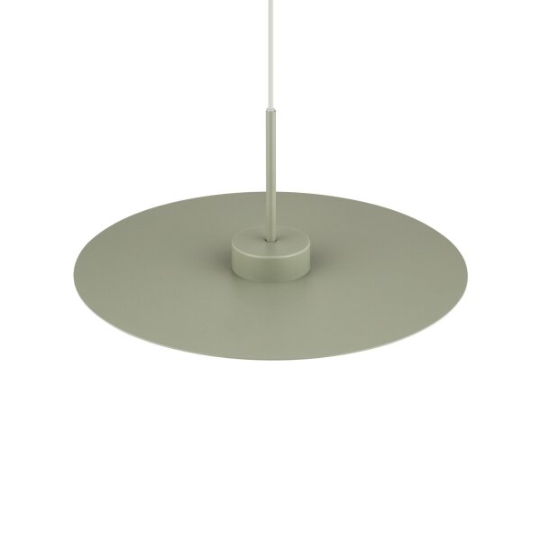 Lampe à suspendre moderne en acier GX53 ronde Ø40 cm vert sauge