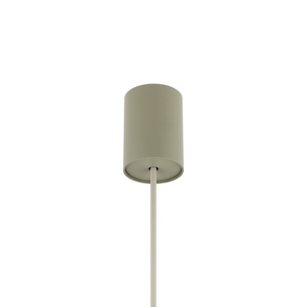 Lampe à suspendre moderne en acier GX53 ronde Ø40 cm vert sauge