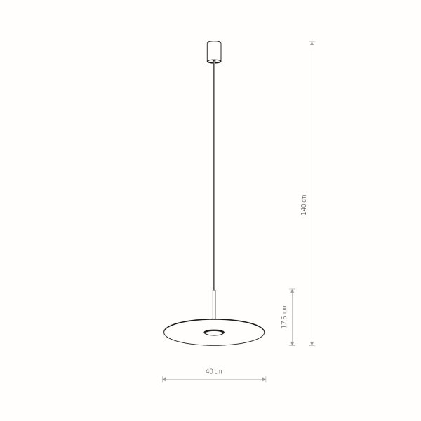 Lampe à suspendre moderne en acier GX53 ronde Ø40 cm vert sauge