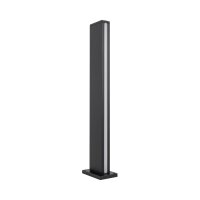 Luminaire dallée LED noir aluminium IP54 70 cm 600 lm