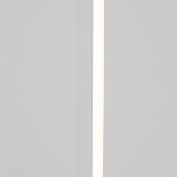 Suspension LED Blanc Aluminium Ø5,5 cm rond 19 W