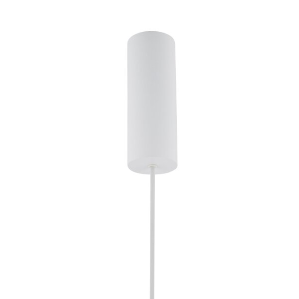 Suspension LED Blanc Aluminium Ø5,5 cm rond 19 W