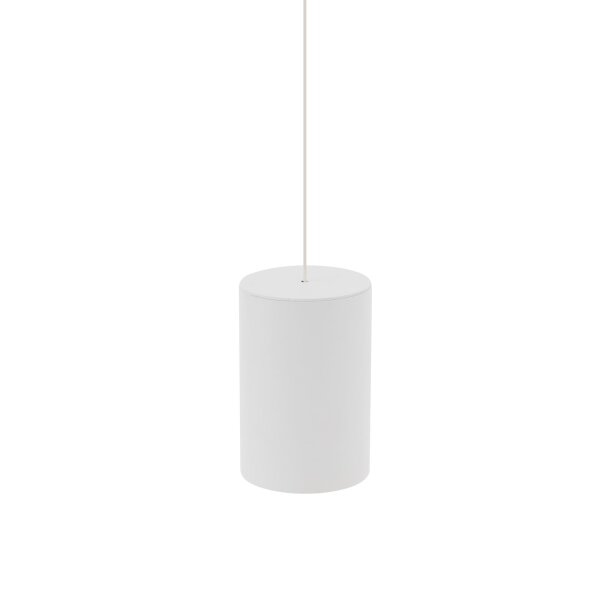 Suspension LED Blanc Aluminium Ø5,5 cm rond 19 W