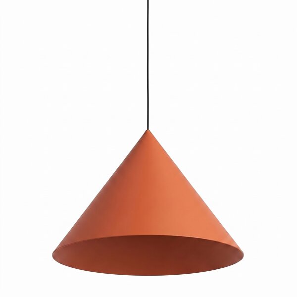 Lampe à suspendre stylée en métal terracotta GU10 Ø50 cm