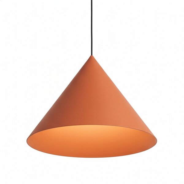 Lampe à suspendre stylée en métal terracotta GU10 Ø50 cm