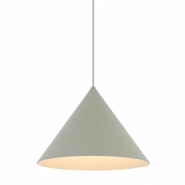 Suspension élégante Métal Sauge Verte GU10 Ø35 cm