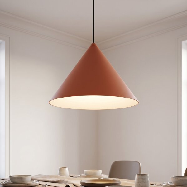Lampe à suspendre décorative métal GU10 Ø20,5 cm Terracota