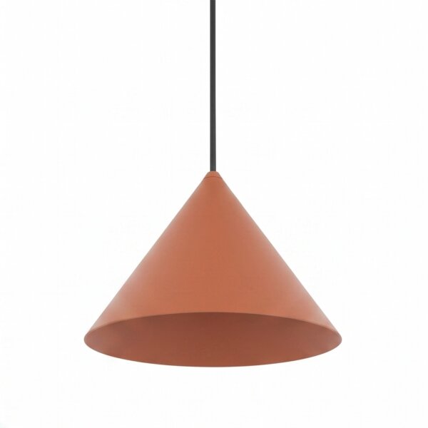 Lampe à suspendre décorative métal GU10 Ø20,5 cm Terracota