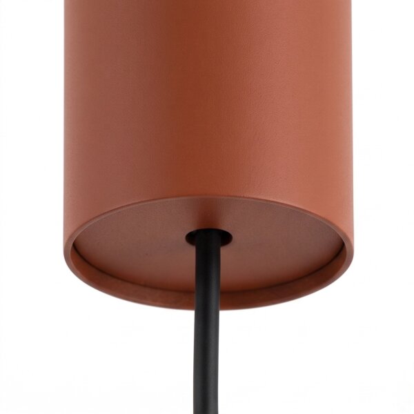 Lampe à suspendre décorative métal GU10 Ø20,5 cm Terracota