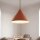 Lampe à suspendre décorative métal GU10 Ø20,5 cm Terracota
