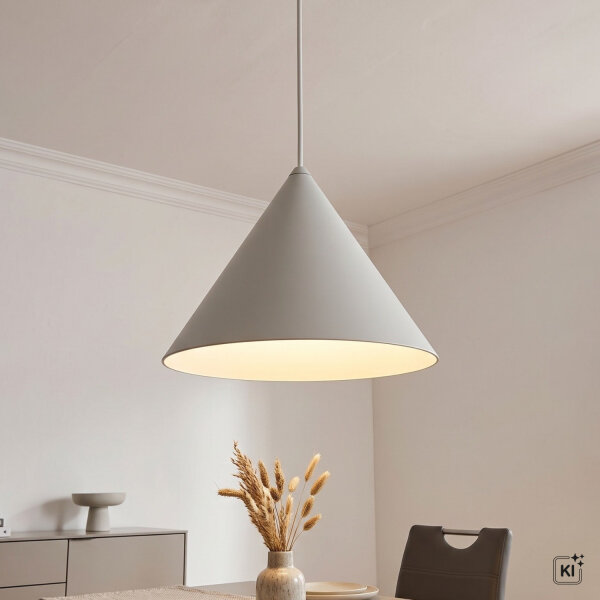 Lampe suspendue décorative métal GU10 Ø20,5 cm vert sauge