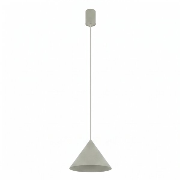 Lampe suspendue décorative métal GU10 Ø20,5 cm vert sauge